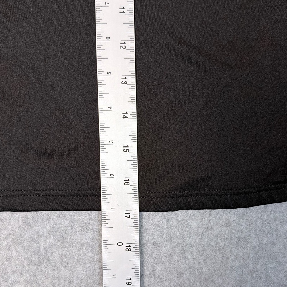 REORIA Black High Neck Cropped Tank Top Racerback Sleeveless Shirt 2XL - Picture 4 of 6
